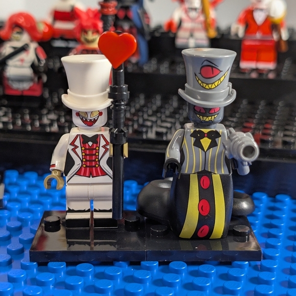 8 Minifigures- Hazbin Hotel Lego Compatible Minifigures with Accessories New! - Picture 6 of 9
